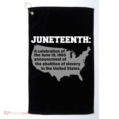 Juneteenth 1865 Celebrates Black African American Golf Towel