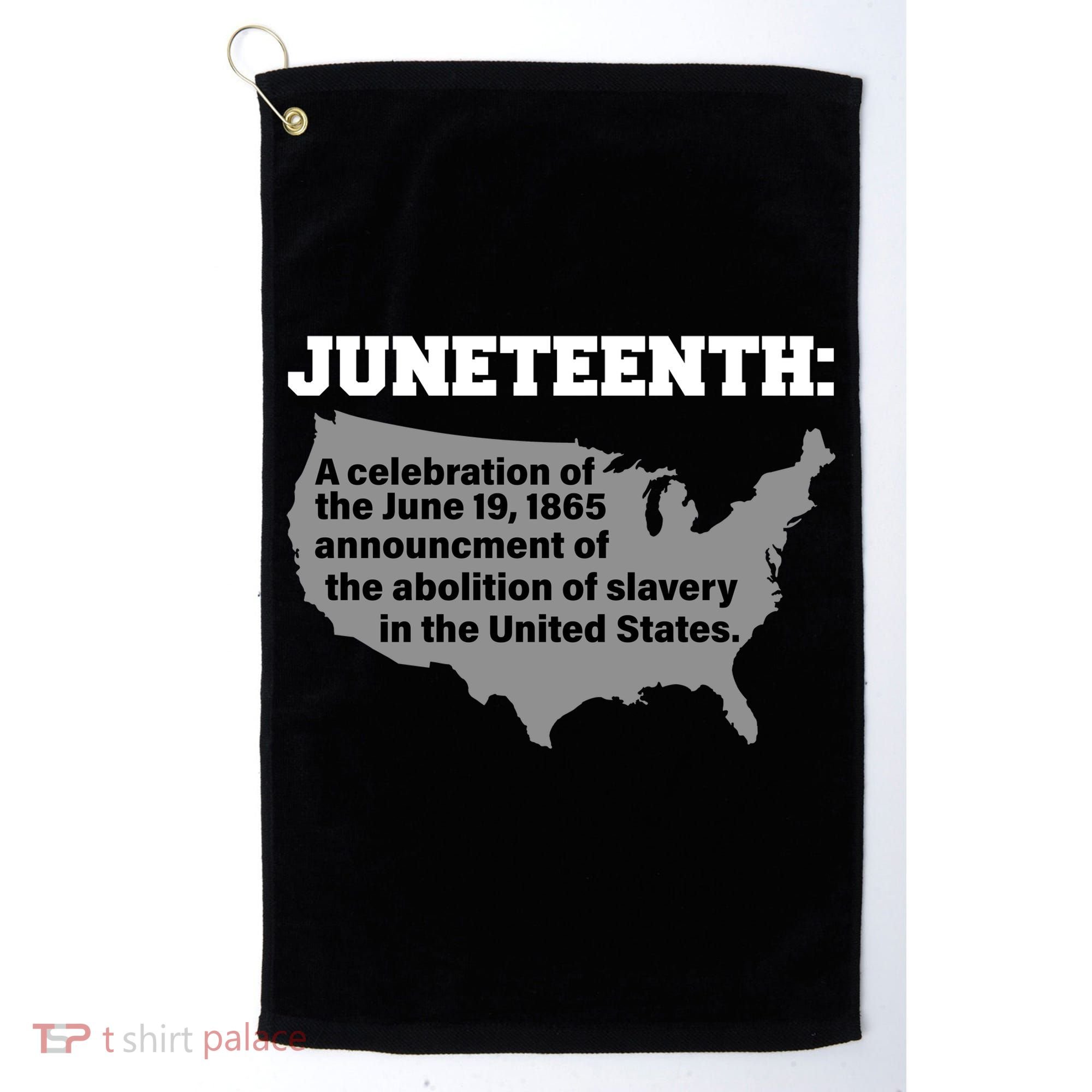 Juneteenth 1865 Celebrates Black African American Golf Towel