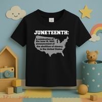 Juneteenth 1865 Celebrates Black African American Toddler T-Shirt thumb 3