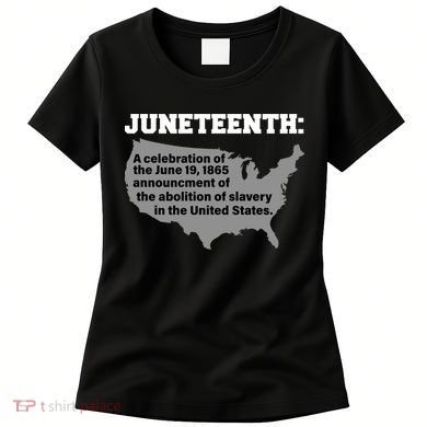 Juneteenth 1865 Celebrates Black African American Women's T-Shirt