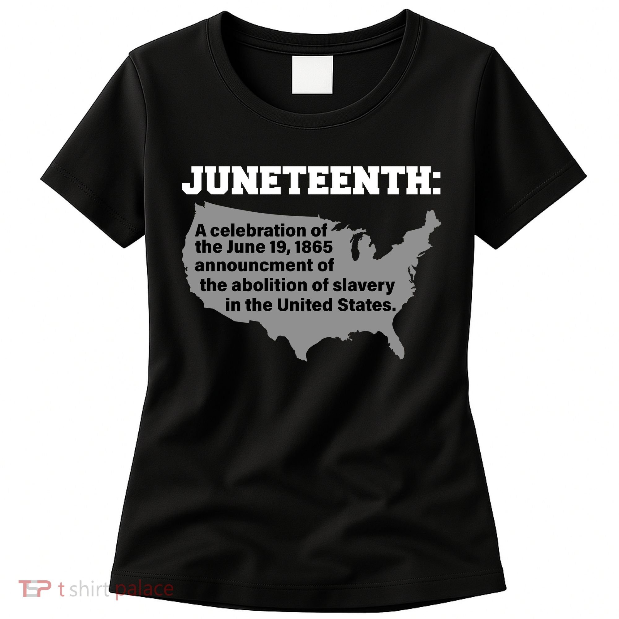 Juneteenth 1865 Celebrates Black African American Women's T-Shirt