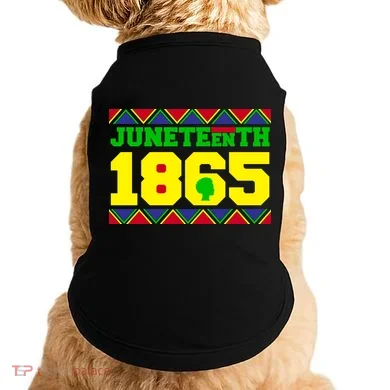 Juneteenth 1865 Independence Day Doggie Tank