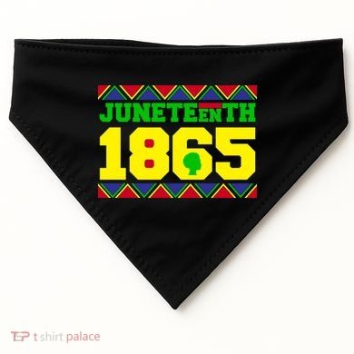 Juneteenth 1865 Independence Day USA-Made Doggie Bandana