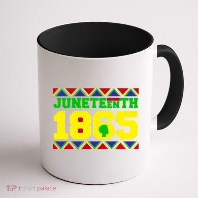 Juneteenth 1865 Independence Day Coffee Mug back