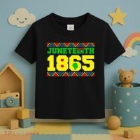 Juneteenth 1865 Independence Day Toddler T-Shirt thumb 3
