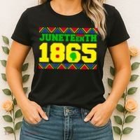 Juneteenth 1865 Independence Day Women's T-Shirt thumb 2