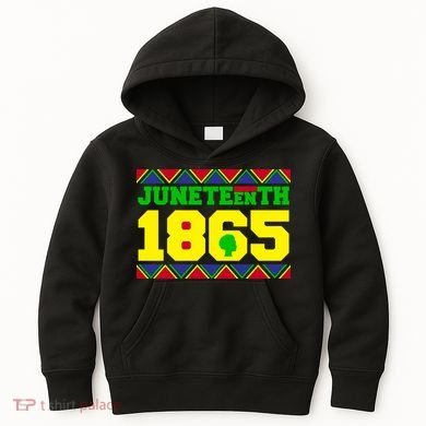 Juneteenth 1865 Independence Day Kids Hoodie