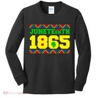 Juneteenth 1865 Independence Day Kids Long Sleeve Shirt thumb 0