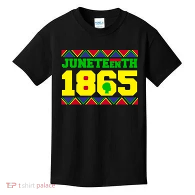 Juneteenth 1865 Independence Day Kids T-Shirt