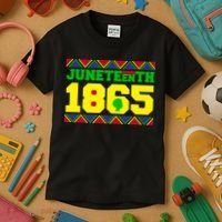 Juneteenth 1865 Independence Day Kids T-Shirt thumb 3
