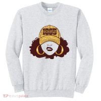 Juneteenth 1865 Stylish Black Woman Afro Baseball Cap Sweatshirt thumb 0