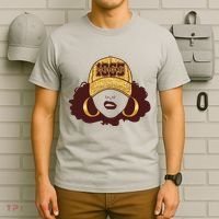 Juneteenth 1865 Stylish Black Woman Afro Baseball Cap T-Shirt thumb 6