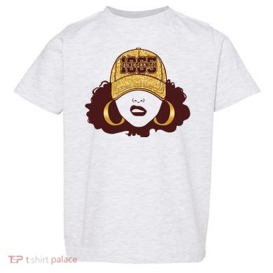 Juneteenth 1865 Stylish Black Woman Afro Baseball Cap Toddler T-Shirt