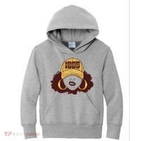 Juneteenth 1865 Stylish Black Woman Afro Baseball Cap Kids Hoodie thumb 0