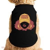 Juneteenth 1865 Stylish Black Woman Afro Baseball Cap Doggie Tank thumb 0
