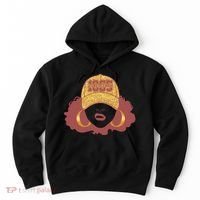 Juneteenth 1865 Stylish Black Woman Afro Baseball Cap Hoodie thumb 0