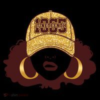 Juneteenth 1865 Stylish Black Woman Afro Baseball Cap Coffee Mug thumb 5