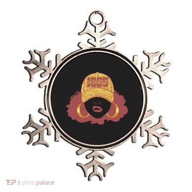 Juneteenth 1865 Stylish Black Woman Afro Baseball Cap Ornament