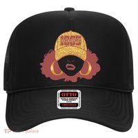 Juneteenth 1865 Stylish Black Woman Afro Baseball Cap Hat thumb 0
