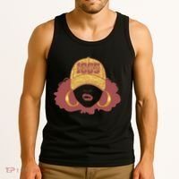 Juneteenth 1865 Stylish Black Woman Afro Baseball Cap Tank Top thumb 3