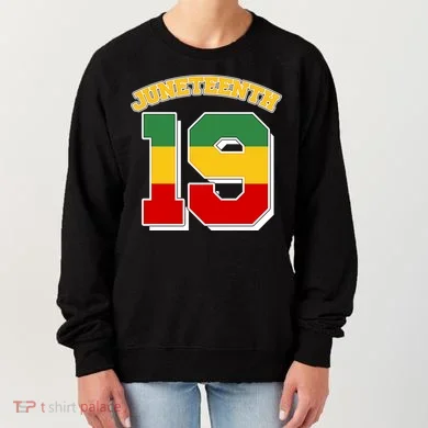 Juneteenth 19 Nineteen Jersey Women's Sweatshirt