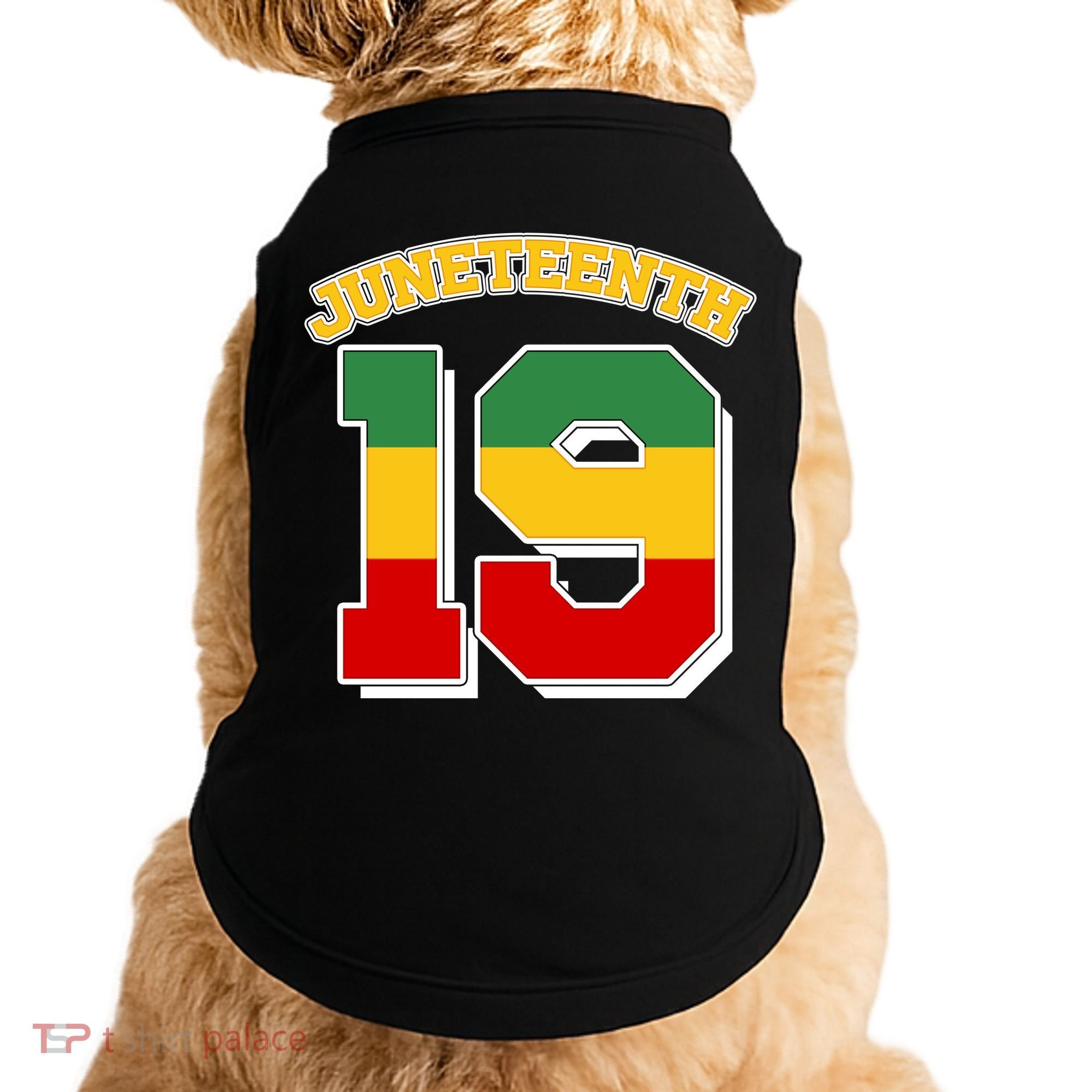 Juneteenth 19 Nineteen Jersey  Doggie Tank