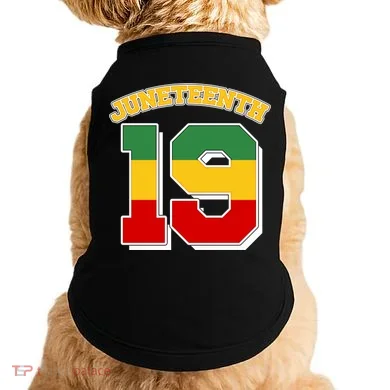 Juneteenth 19 Nineteen Jersey  Doggie Tank