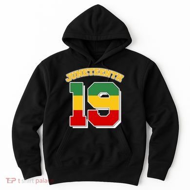 Juneteenth 19 Nineteen Jersey  Hoodie