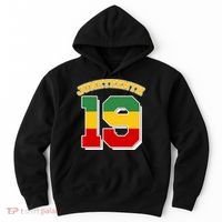 Juneteenth 19 Nineteen Jersey  Hoodie thumb 0
