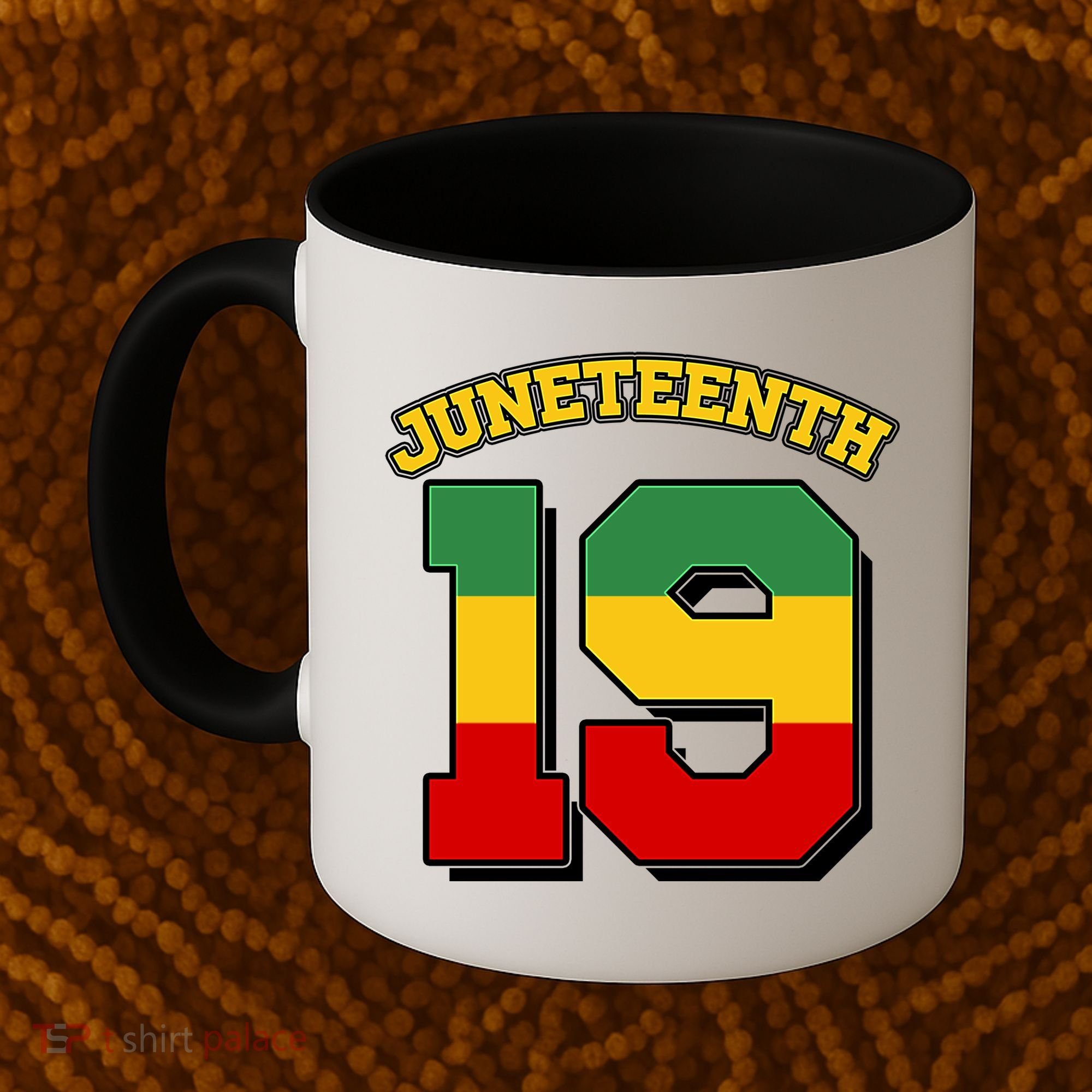Juneteenth 19 Nineteen Jersey  Coffee Mug