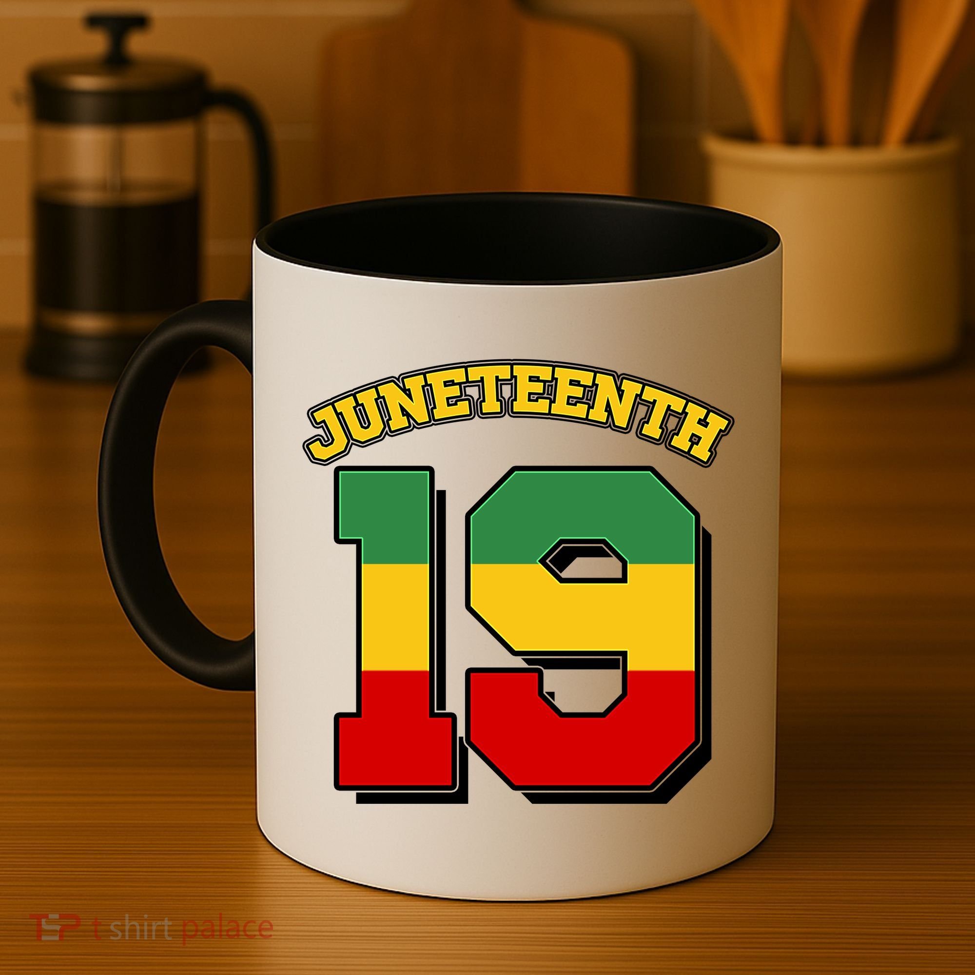 Juneteenth 19 Nineteen Jersey  Coffee Mug