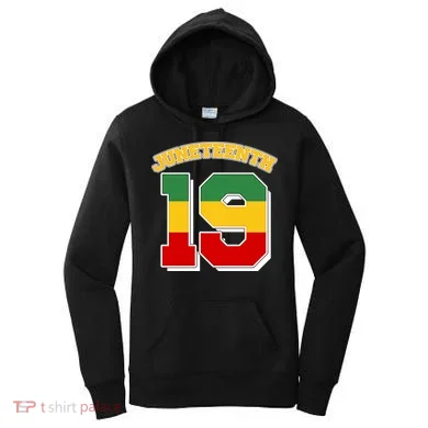 Juneteenth 19 Nineteen Jersey  Women's Hoodie