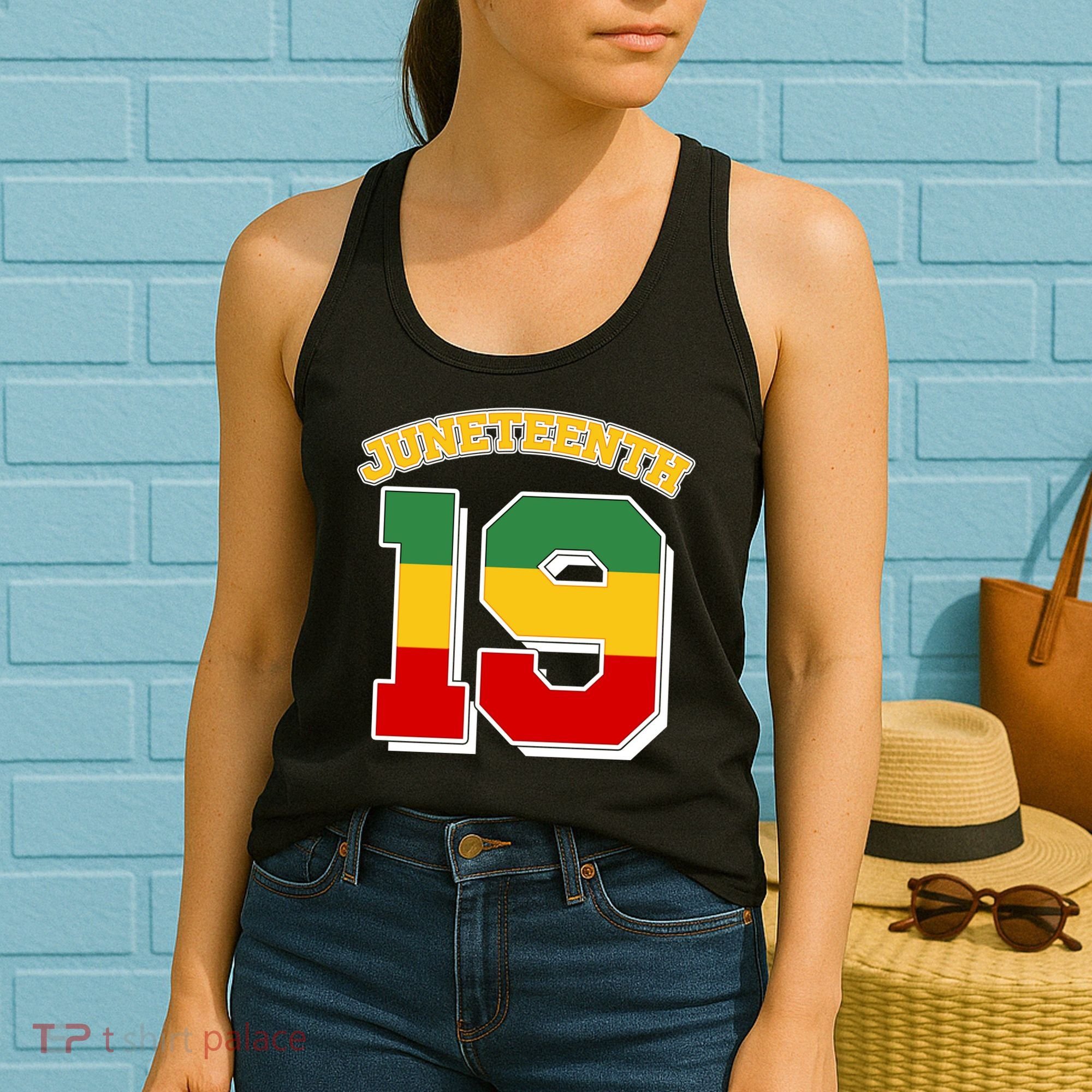 Juneteenth 19 Nineteen Jersey  Women's Tank Top