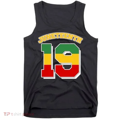 Juneteenth 19 Nineteen Jersey Tank Top