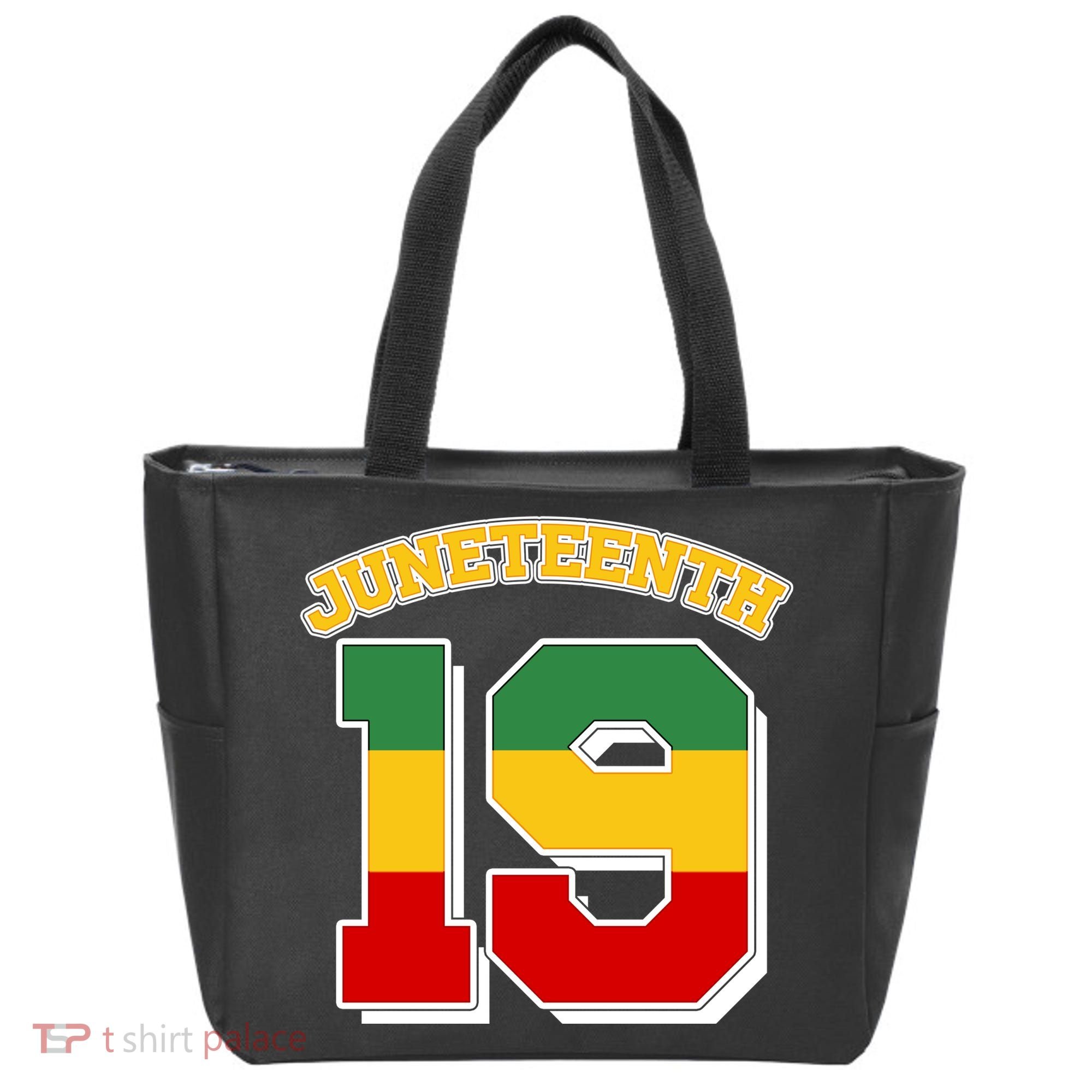 Juneteenth 19 Nineteen Jersey  Tote Bag