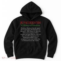 Juneteenth A History of Freedom Hoodie thumb 0
