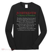 Juneteenth A History of Freedom Long Sleeve Shirt thumb 0