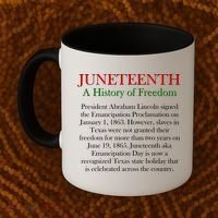 Juneteenth A History of Freedom Coffee Mug thumb 2