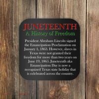 Juneteenth A History of Freedom Coaster thumb 0