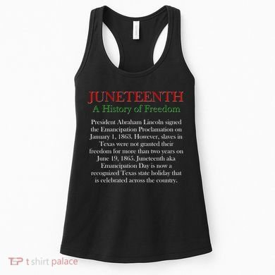 Juneteenth A History of Freedom Women's Tank Top