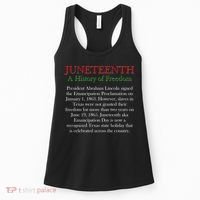 Juneteenth A History of Freedom Women's Tank Top thumb 0