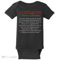 Juneteenth A History of Freedom Baby Bodysuit thumb 0