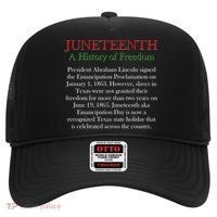 Juneteenth A History of Freedom Hat thumb 0