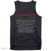 Juneteenth A History of Freedom Tank Top thumb 0