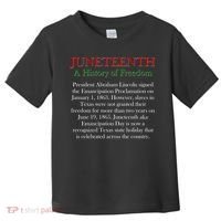 Juneteenth A History of Freedom Toddler T-Shirt thumb 0