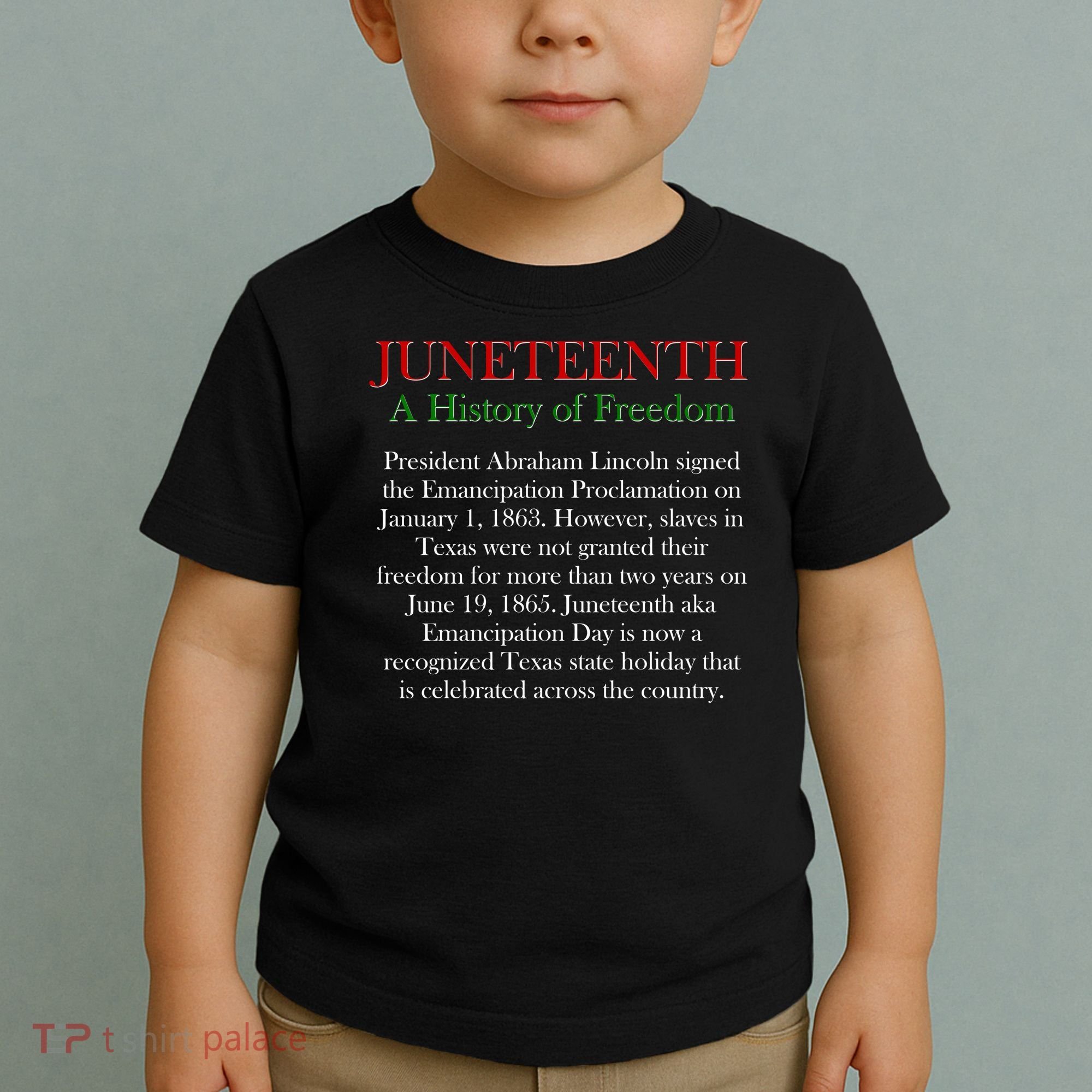 Juneteenth A History of Freedom Toddler T-Shirt