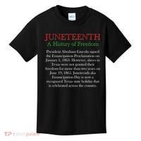 Juneteenth A History of Freedom Kids T-Shirt thumb 0