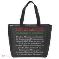 Juneteenth A History of Freedom Tote Bag thumb 0