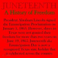 Juneteenth A History of Freedom Santa Hat thumb 1
