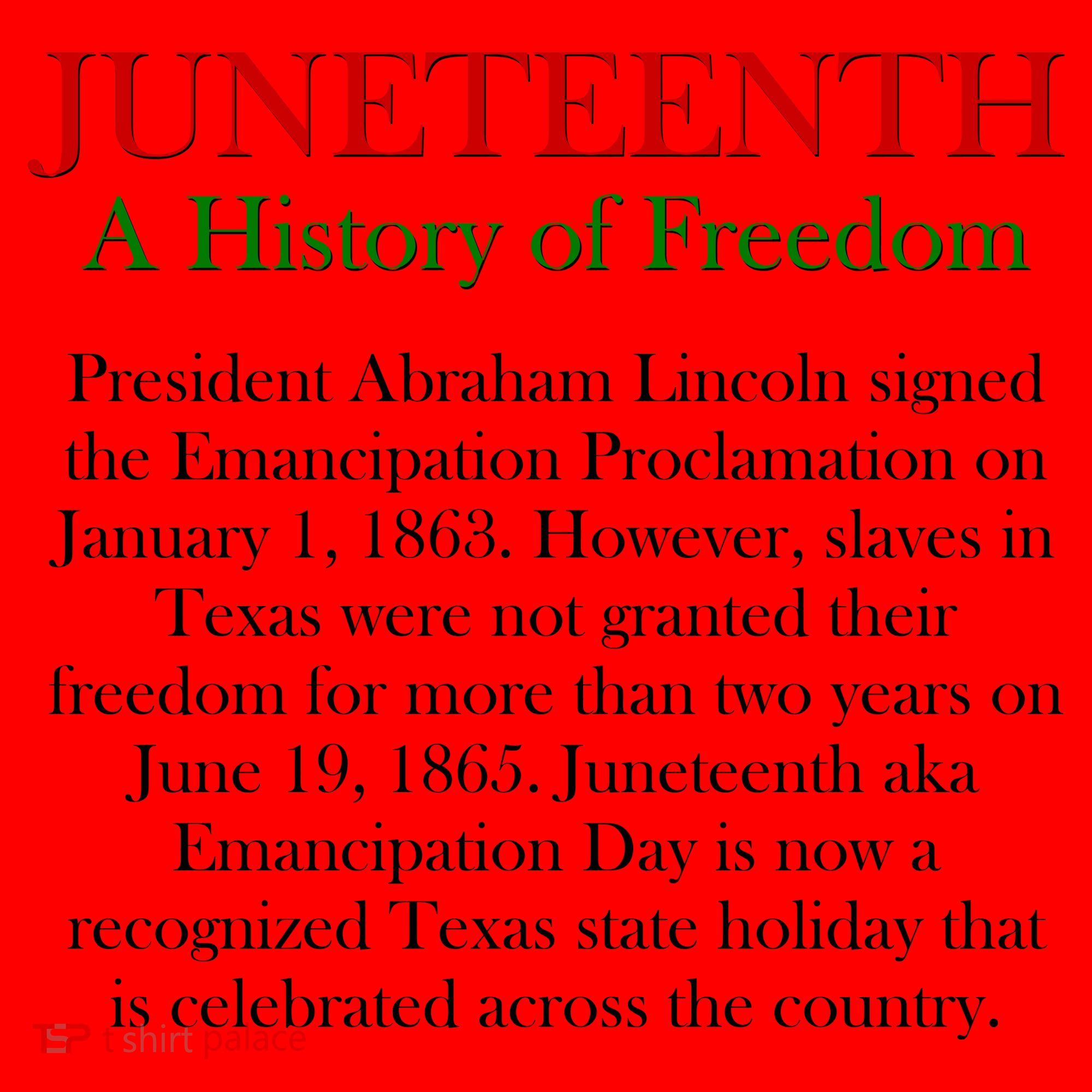 Juneteenth A History of Freedom Santa Hat